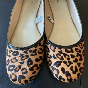 Merona leopard flats, sz 11